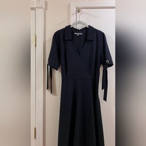Sharagano Navy Midi Dress